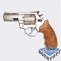 Первый пистолет под патрон Флобера STREAMER R2 сатин с коричневой рукоятью