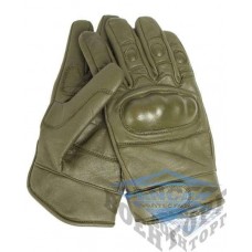 Перчатки TACTICAL GLOVES LEDER OLIV