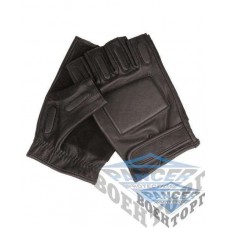 Рукавички шкіряні Security з демпфером безпалі