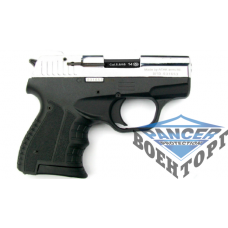 Пистолет стартовый (газо - шумовой) Stalker M906 блестяще хромированное