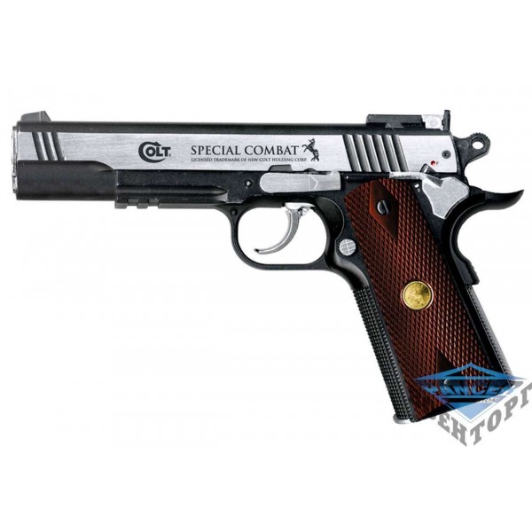 Пневматический пистолет Umarex Colt Special Combat Classic 4,5мм BB,110 м/с - 1194