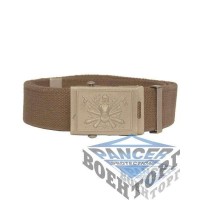 Пояс ITALIAN хаки (100% хлопок, 4 см, пряжка метал)