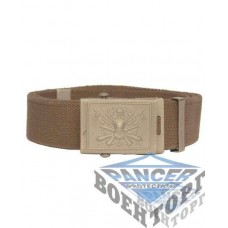 Пояс ITALIAN хаки (100% хлопок, 4 см, пряжка метал)