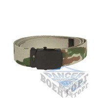 Пояс брючный WEB BELT woodland (хлопок, 3см, метал. пряжка)
