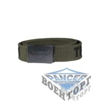 Пояс DIVISION лого TEESAR олива (100% Polyester, 4 см, пряжка метал)
