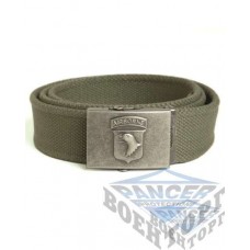Пояс брючний лого AIRBORNE олива (100% Polyester, 4 см, пряжка-сталь)