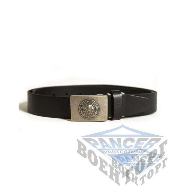 Пояс кожаный Reichswehr (кожа, оцинк. пряжка 3 см) - 2591081
