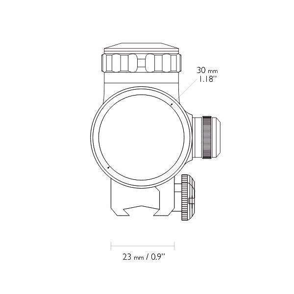 Приціл коліматорний Hawke RD1x30M WP (9-11mm) - 2591142 Приціл коліматорний Hawke RD1x30M WP (9-11mm) - 2591142
