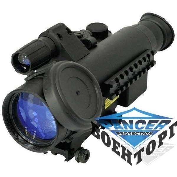 Прицел ночного видения Sentinel 3x60L Weaver Auto (2 шкалы, доп. Планка, увеличение 3х, встроенный лазерный фонарь) - 2591188