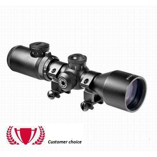 Прицел оптический Barska Contour 3-9x42 (IR Mil-Plex)+ Mounting Rings - 2591214