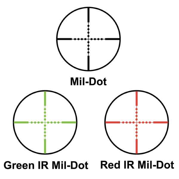 Прицел оптический Barska AR6 Tactical 1-6x24 (IR Mil-Dot R/G) - 2591262