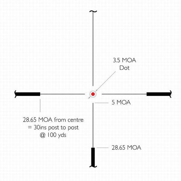 Приціл оптичний Hawke Endurance 30 1-4x24 (L4A IR Dot) + сумка - 2591296