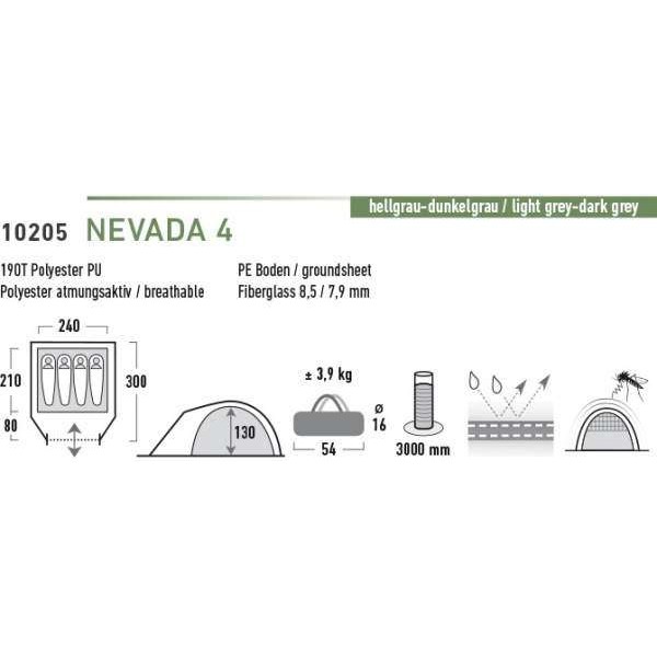 Намет High Peak Nevada 4 Gray - 2591317 Намет High Peak Nevada 4 Gray - 2591317