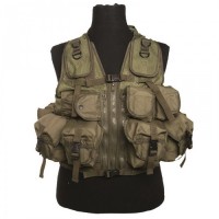 Розвантажувальний жилет тактичний 9 кишень олива МИЛ ТЕК Німеччина