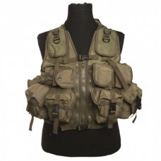 Разгрузочный жилет тактический 9 карманов олива МИЛ ТЕК Германия