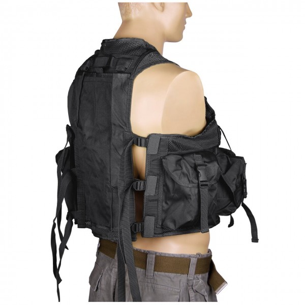 Разгрузочный жилет тактический 9 карманов олива МИЛ ТЕК Германия - 2591394