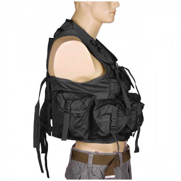 Разгрузочный жилет тактический 9 карманов олива МИЛ ТЕК Германия - 2591394