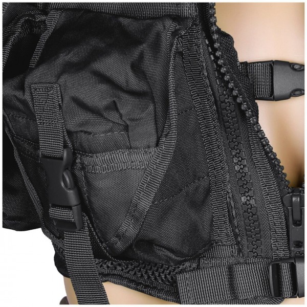 Разгрузочный жилет тактический 9 карманов олива МИЛ ТЕК Германия - 2591394