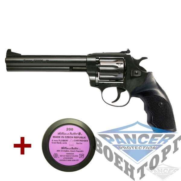 Револьвер п/п Флобера Super SNIPE- 6 (р/м) - 2591420