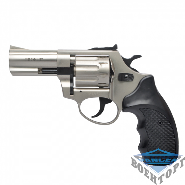 Револьвер Флобера PROFI 3 сатин (черный пластик) - 2591423