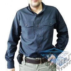 Рубашка тактическая Милитари Pancer Темно-синяя