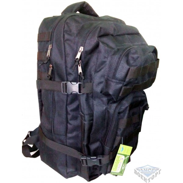 Рюкзак тактичний 36 літрів чорний - 2591633