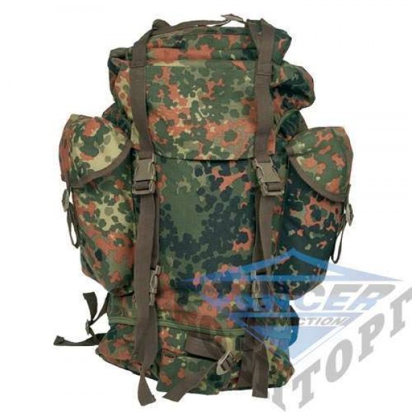 Рюкзак польової армії Німеччини 65л. (62х15х64) камуфляж flectarn - 2591640