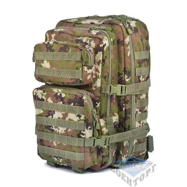 Рюкзак штурмовой большой 36л (51х29х28) камуфляж vegetato - 2591653