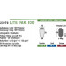 Спальный мешок High Peak Lite Pak 800 / +8°C (Right) Black/green - Фото 3