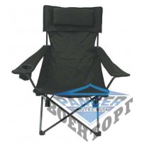 Стул складной с подлокотником, подушкой и подстаканником, MFH De Lux