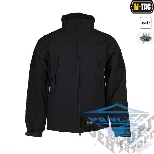 Тактична куртка Soft shell BLACK - 2592082