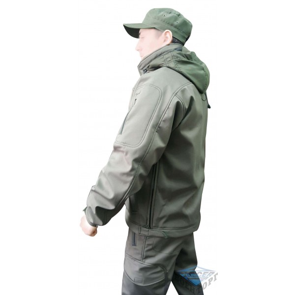 Тактична куртка олива Soft shell під пістолет - 2592087 Тактична куртка олива Soft shell під пістолет - 2592087