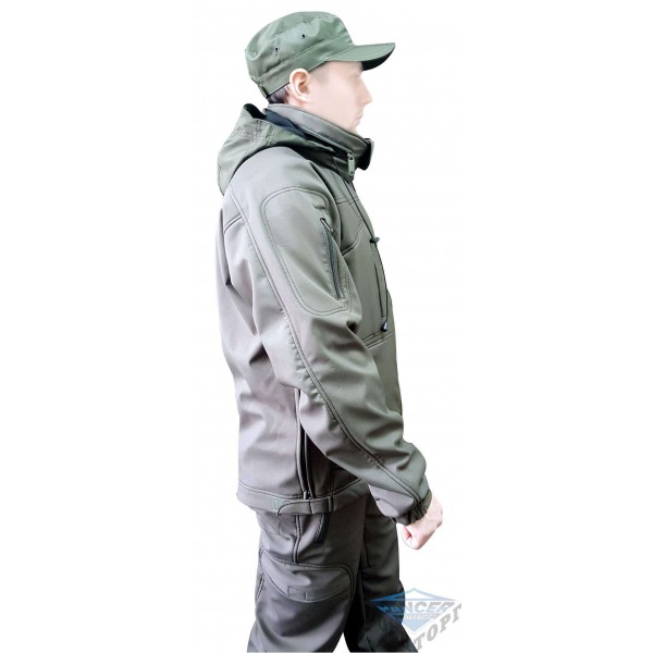 Тактична куртка олива Soft shell під пістолет - 2592087 Тактична куртка олива Soft shell під пістолет - 2592087