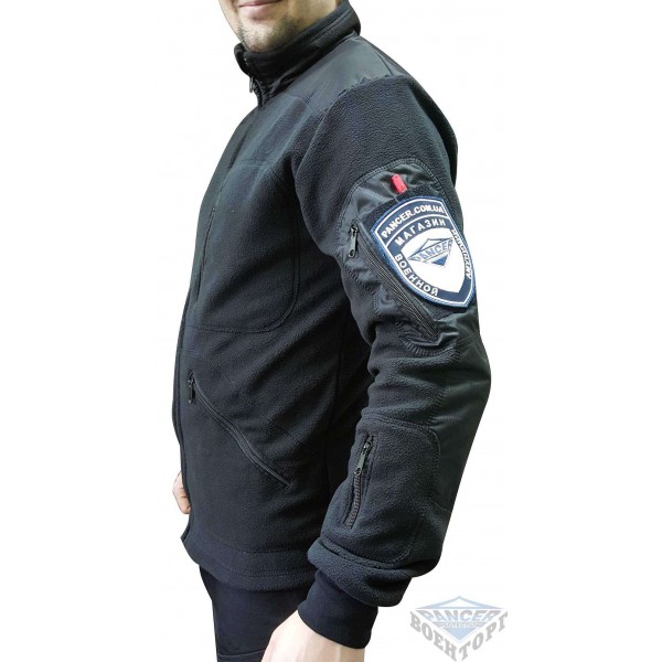 Тактична флісова кофта чорна - 2592095