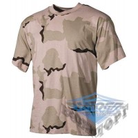 Тактическая футболка US 3 color desert