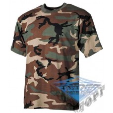 Тактична футболка US woodland