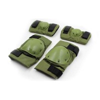 Тактичні наколінники + налокітники U. S. Army олива