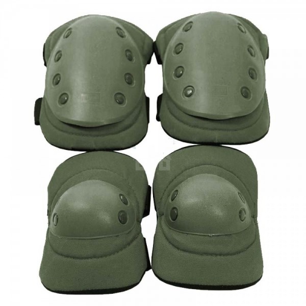 Тактичні наколінники + налокітники U. S. Army олива - 3494429
