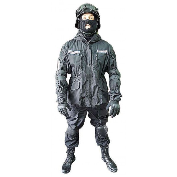 Тактичний чорний костюм для спецназу - 2592176 Тактичний чорний костюм для спецназу - 2592176