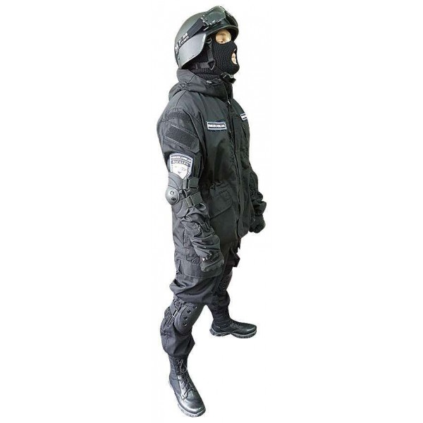 Тактичний чорний костюм для спецназу - 2592176 Тактичний чорний костюм для спецназу - 2592176