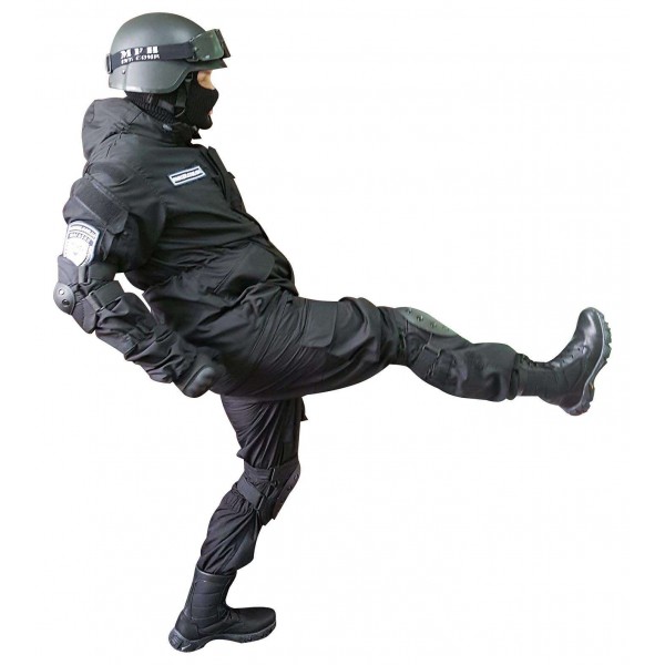 Тактичний чорний костюм для спецназу - 2592176 Тактичний чорний костюм для спецназу - 2592176