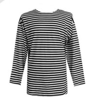 Тельняшка черная полоска