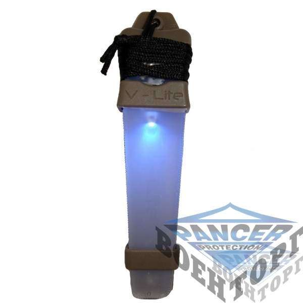 Ліхтарик FMA Velcro Safty Lite Blue - 2592273