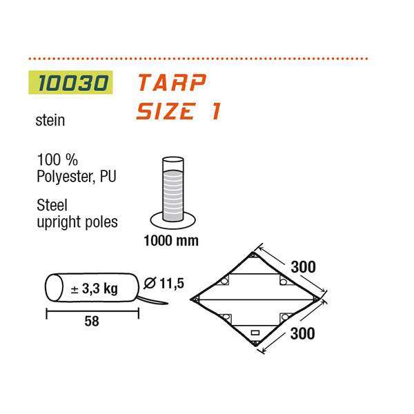 Тент High Peak Tarp 1 stone - 2592381 Тент High Peak Tarp 1 stone - 2592381