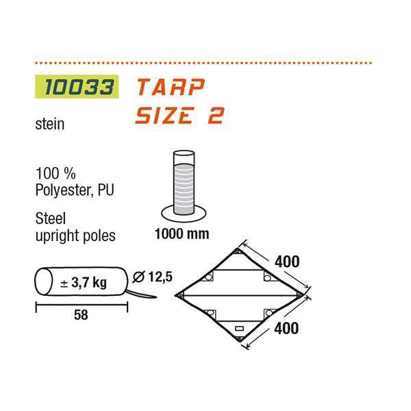 Тент High Peak Tarp 2 stone - 2592391 Тент High Peak Tarp 2 stone - 2592391