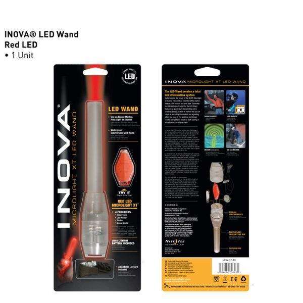 Фонарь Inova Microlight XT LED Wand/Red - 2592406 Фонарь Inova Microlight XT LED Wand/Red - 2592406