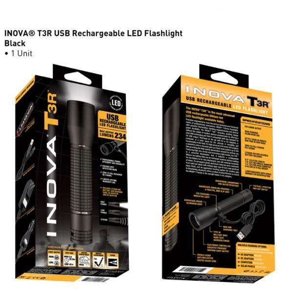 Фонарь Inova T3R-USB Rechargeable (234 Lm) - 2592410 Фонарь Inova T3R-USB Rechargeable (234 Lm) - 2592410