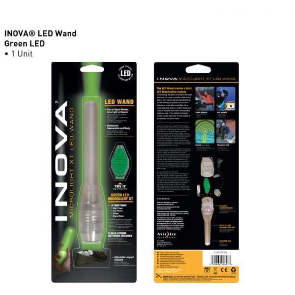 Фонарь Inova Microlight XT LED Wand/Green - 2592417 Фонарь Inova Microlight XT LED Wand/Green - 2592417