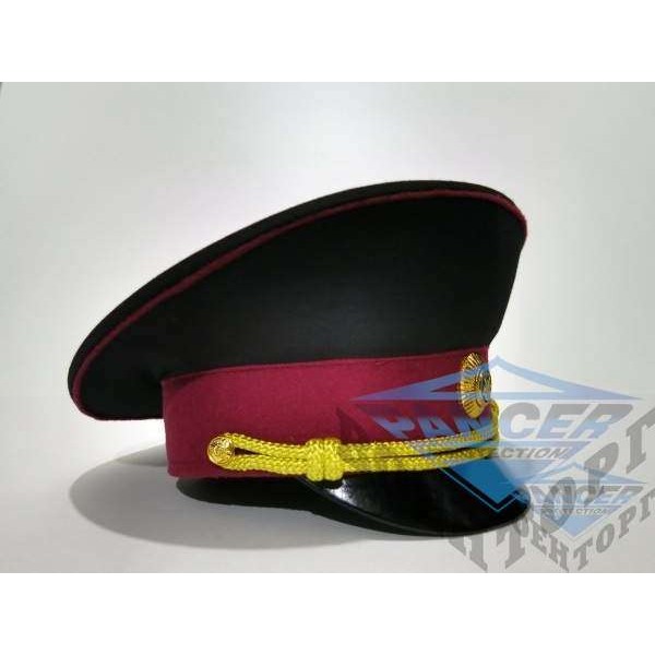 Фуражка ДСНС (МЧС) габардин, черная - 2592595