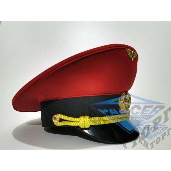 Фуражка ЖД дежурного по станции габардин красная (уставная) - 2592600